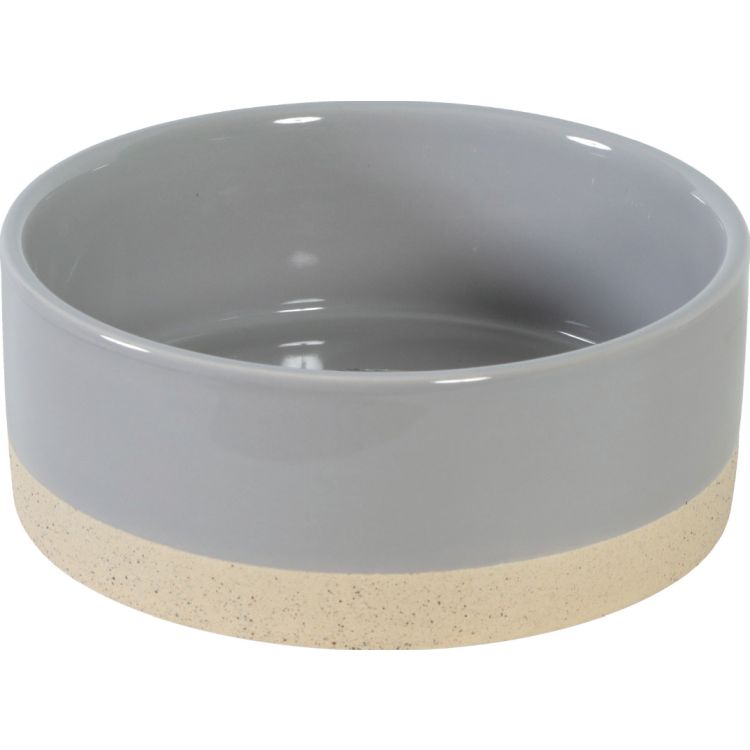 ZOLUX perro comedero de cerámica Olaria gris