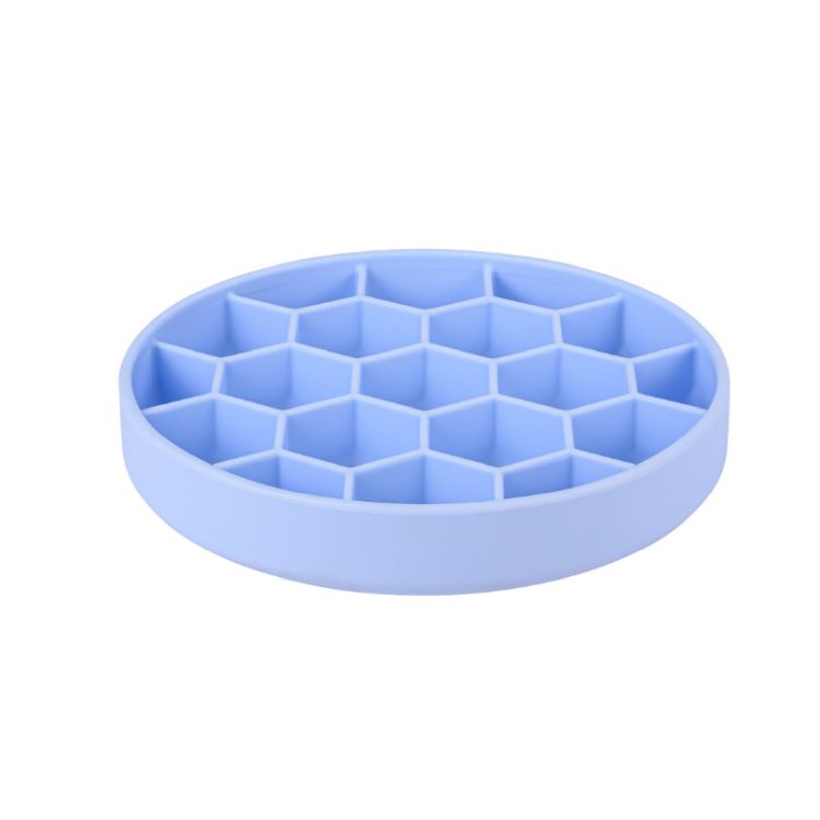 ZOLUX perro comedero slow feeder silicona azul