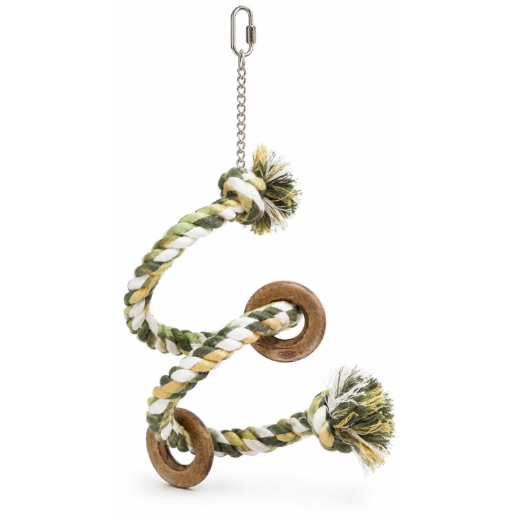 TRIXIE ave juguete percha multicolor espiral 50 cm