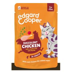 EDGARD&COOPER gato trocitos en salsa pouch 85 gr