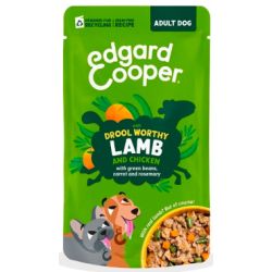 EDGARD&COOPER perro adulto estofado cordero y pollo pouch 150 gr