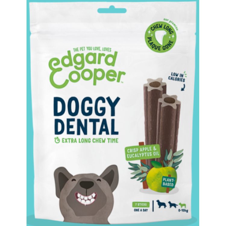 EDGAR&COOPER perro grande snack dental manzana