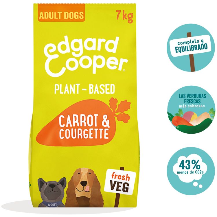 EDGAR&COOPER perro adulto plant based zanahoria y calabaza 2.5 kg