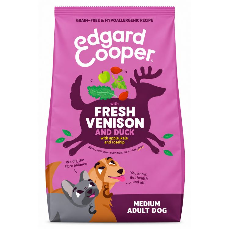 EDGAR&COOPER perro adulto venado 2.5 kg