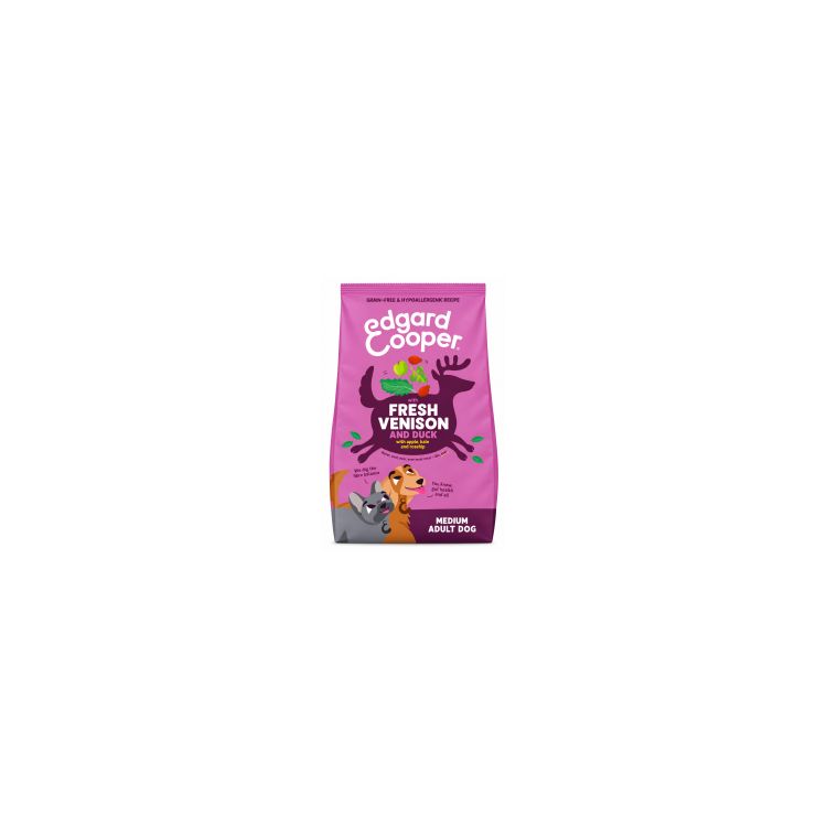 EDGAR&COOPER perro adulto venado 2.5 kg