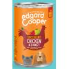 EDGARD&COOPER perro adulto pollo y pavo lata 400 gr