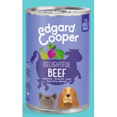 EDGAR&COOPER perro adulto vacuno lata 400 gr