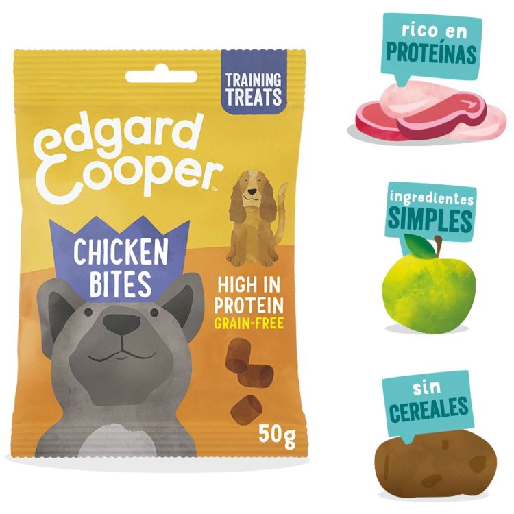 EDGAR&COOPER perro snack pollo 50 gr