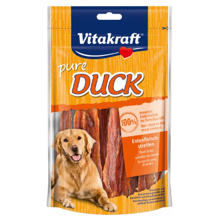VITAKRAFT perro snack tiras pure pato