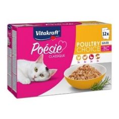 VITAKRAFT gato adulto Poesie classic gelatina pouch 12x85 gr