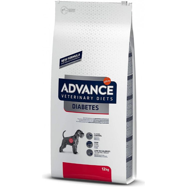 ADVANCE perro adulto dieta diabetes colitis 12 kg