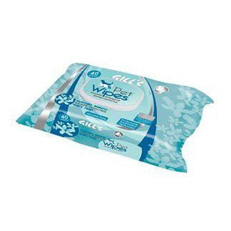 GILLS toallitas musgo blanco XL 40 uds