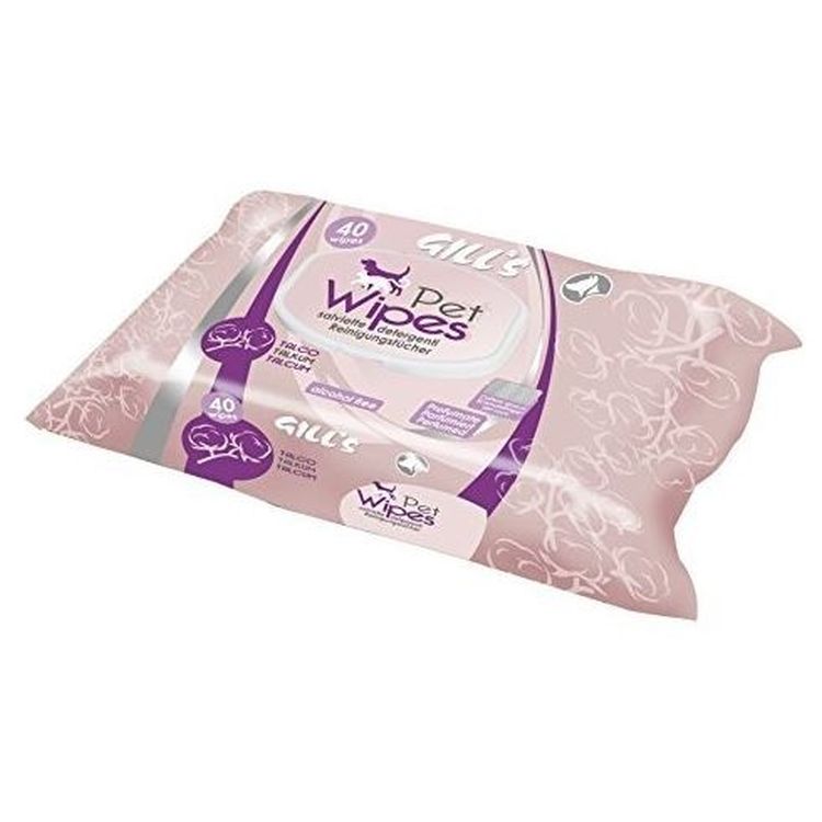 GILLS toallitas XL talco XL 40 uds