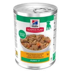 HILLS SP perro estofado pollo y verduras lata 363 gr