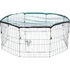 TRIXIE recinto exterior con red 8 paneles 150x57 cm
