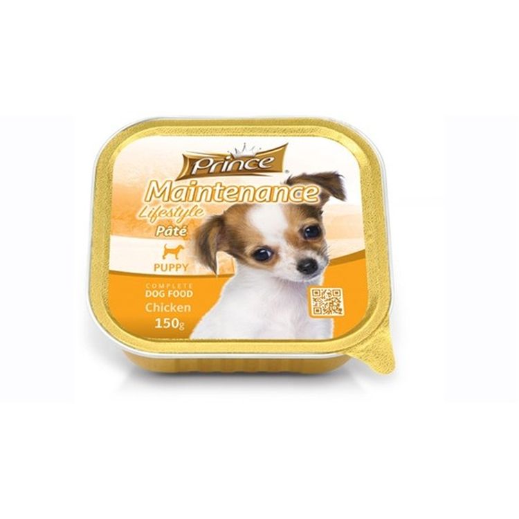 PRINCE perro puppy pollo tarrina 150 gr