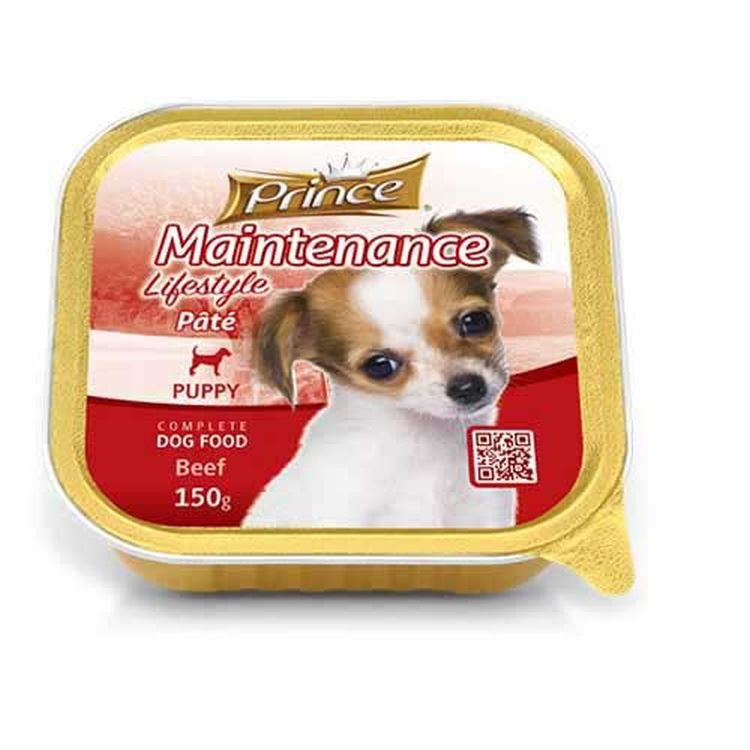 PRINCE perro puppy ternera tarrina 150 gr
