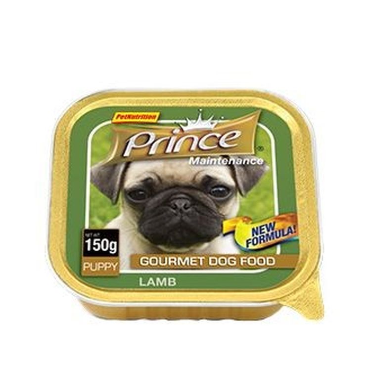 PRINCE perro puppy cordero tarrina 150 gr