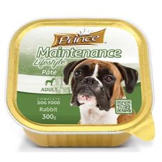 PRINCE perro adulto pate conejo tarrina 300 gr