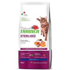 NATURAL TRAINER gato adulto esterilizado salmon