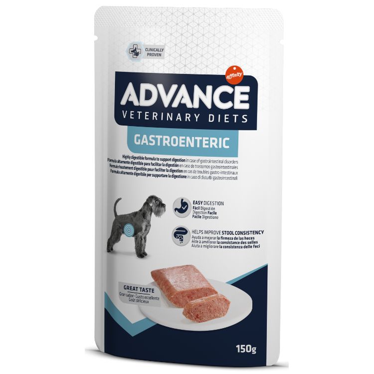 ADVANCE perro adulto dieta gastroenteric pouch 150 gr