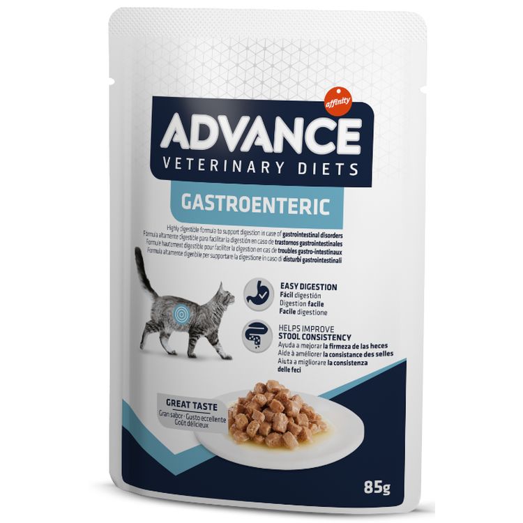 ADVANCE gato adulto dieta gastroenteric pouch 85 gr