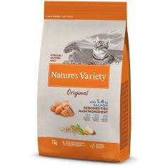 NATURES VARIETY gato adulto esterilizado HG salmon