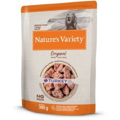 NATURES VARIETY perro adulto medium maxi Original pavo pouch 300 gr