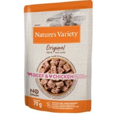 NATURES VARIETY gato adulto pollo salsa pouch 85gr