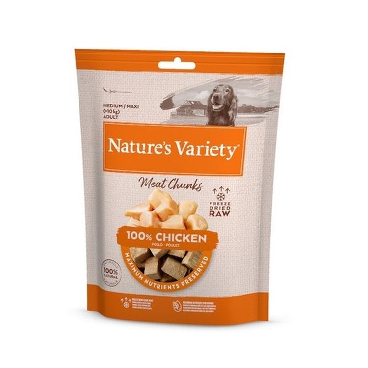 NATURES VARIETY perro snack Chunks pollo 50 gr