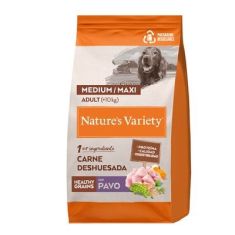 NATURES VARIETY perro adulto medium maxi HG pavo