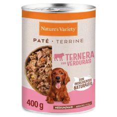 NATURES VARIETY perro adulto medium maxi pate lata 400 gr