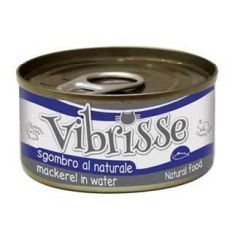 VIBRISSE gato adulto caballa natural lata 70 gr