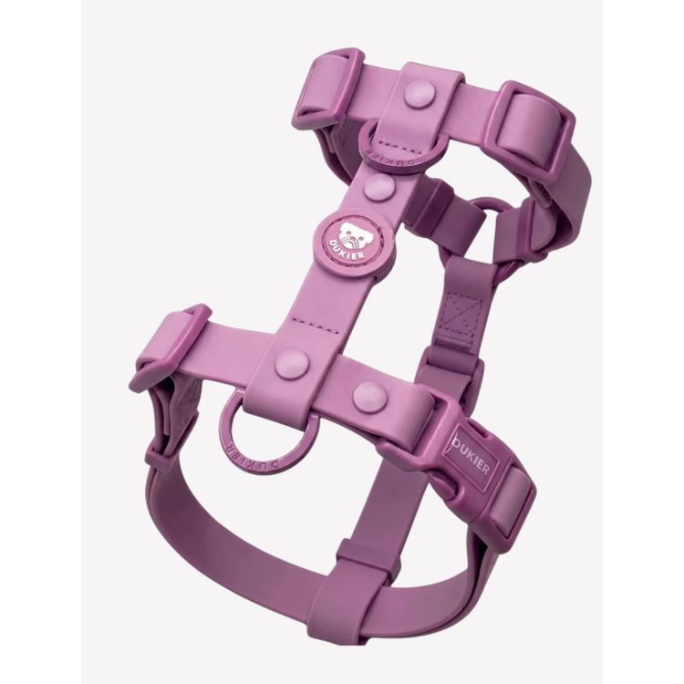 DUKIER perro arnes clasico waterproof malva