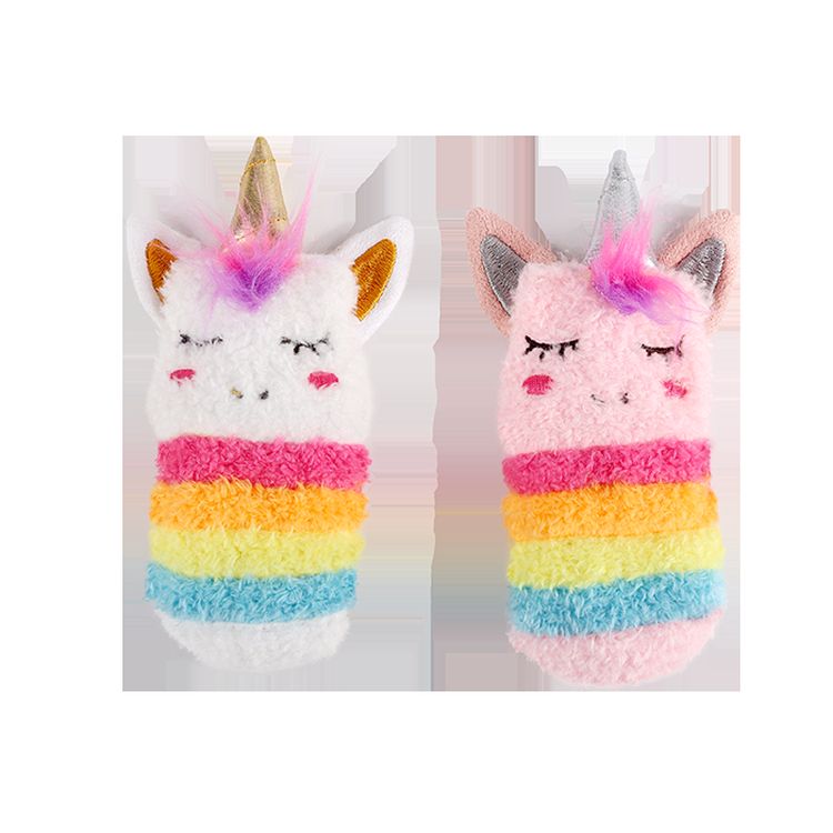 AFP gato juguete calcetin llama o unicornio