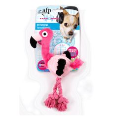 AFP perro juguete Safari jungle flamenco con cuerda