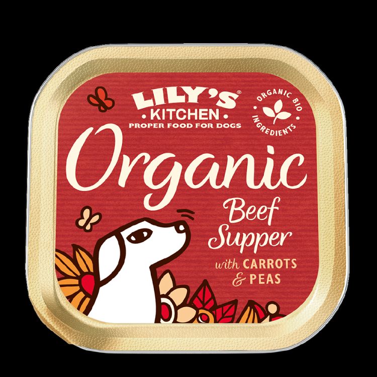 LILY'S KITCHEN perro adulto Organic beef supper tarrina 150 gr