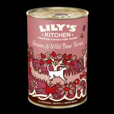 LILY'S KITCHEN perro adulto Venison and wild boar terrine lata 400 gr