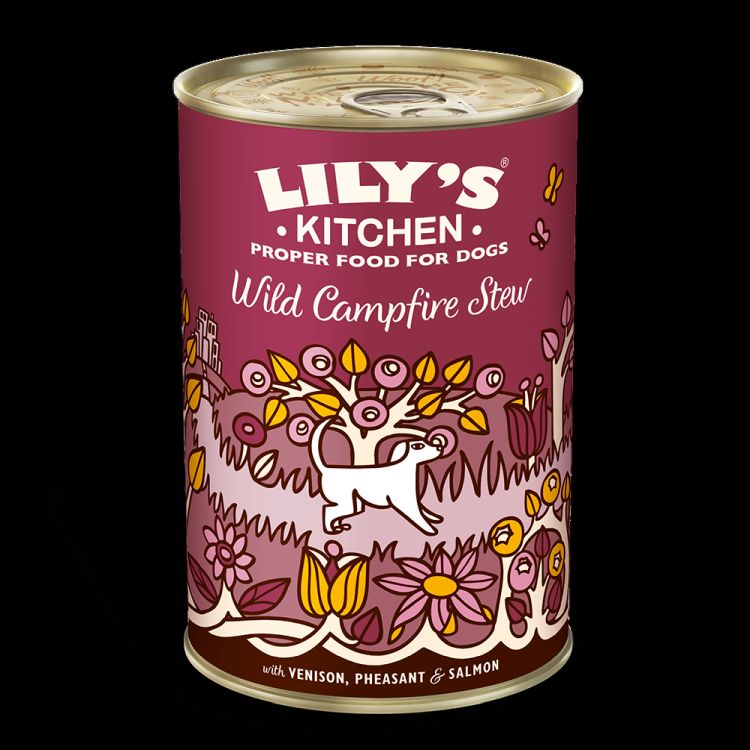 LILY'S KITCHEN perro adulto Wild campfire stew lata 400 gr