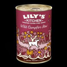 LILY'S KITCHEN perro adulto Wild campfire stew lata 400 gr