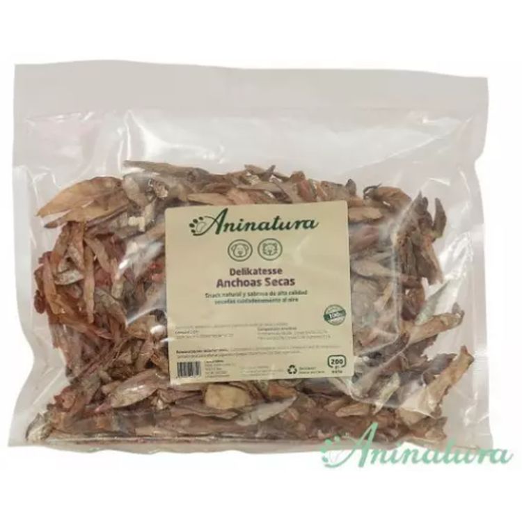 ANINATURA perro snack anchoas 200 gr