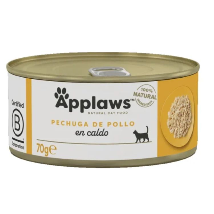 APPLAWS gato adulto pechuga de pollo lata