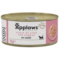 APPLAWS gato adulto atun y gambas lata