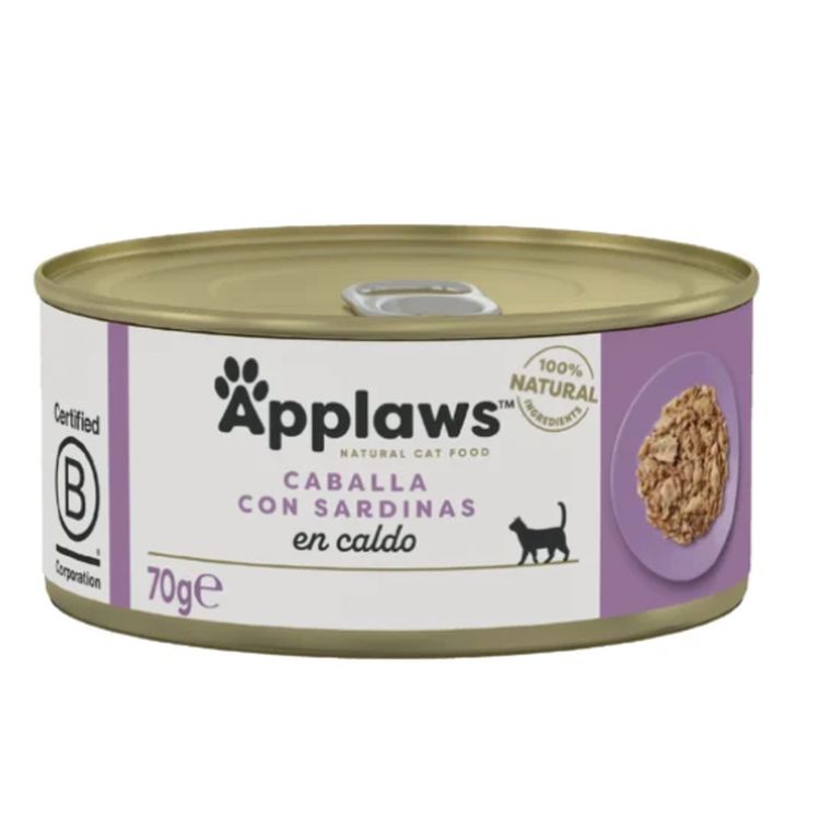 APPLAWS gato adulto caballa y sardina lata