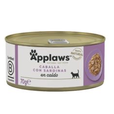 APPLAWS gato adulto caballa y sardina lata