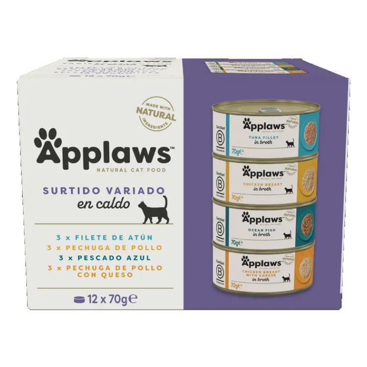 APPLAWS gato adulto selección pescado latas
