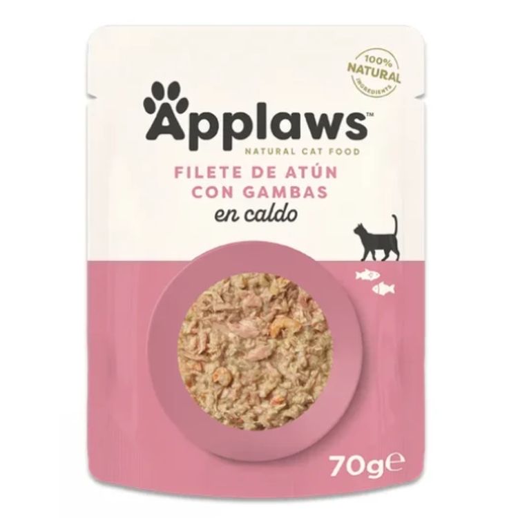 APPLAWS gato adulto atun y gambas del pacifico pouch