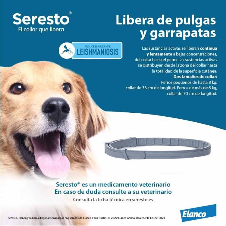 SERESTO perro collar mas de 8 kg bolsa