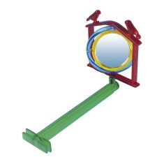 ICA ave juguete de neon espejo con percha