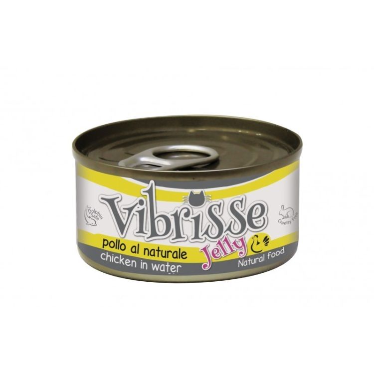 VIBRISSE gato adulto pollo en gelatina lata 70 gr